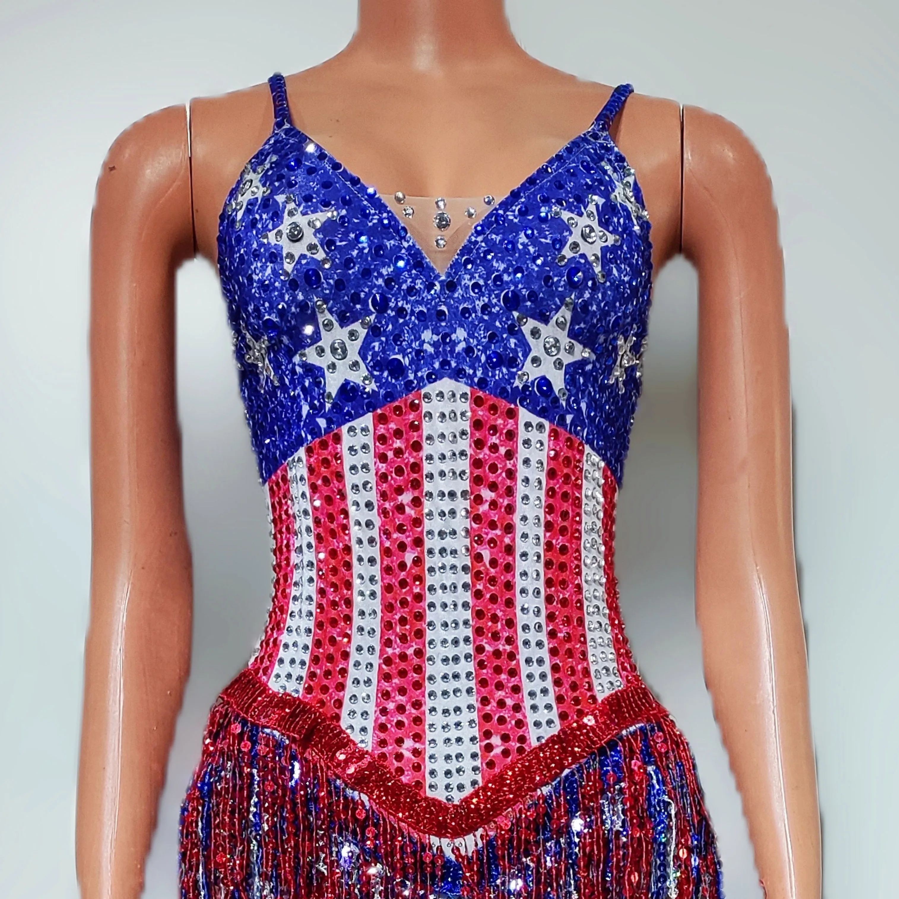 Dance Singer Costume Bar Night - Rhinestone Banding Trim recensie en prijs