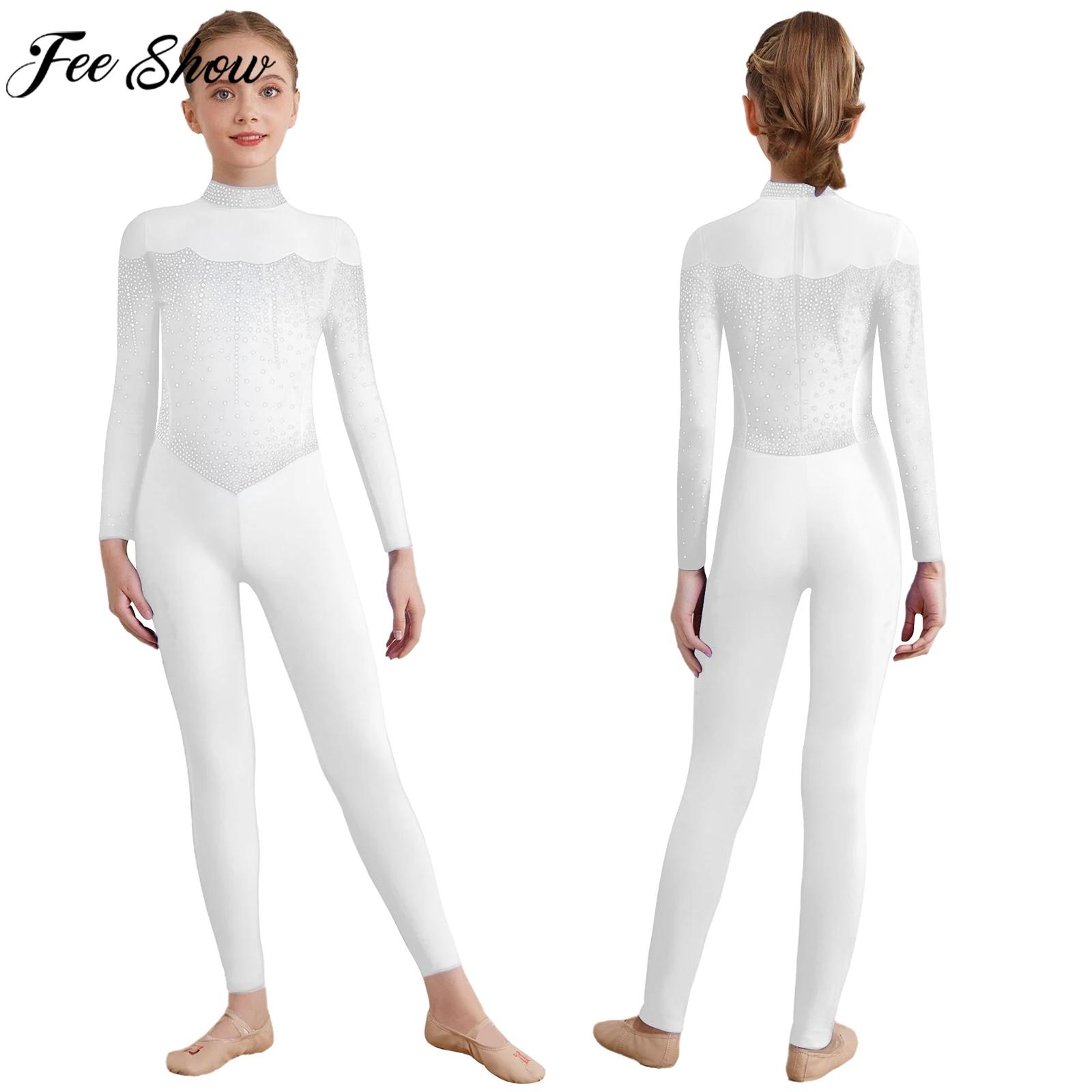 6-16Y Girls Figure Skating Dan - Rhinestone Banding Trim recensie en prijs