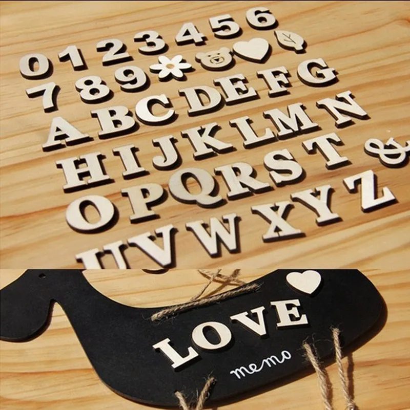 Self-sticking Wooden 0-9 Numbe - Embellishments For Scrapbooking recensie en prijs