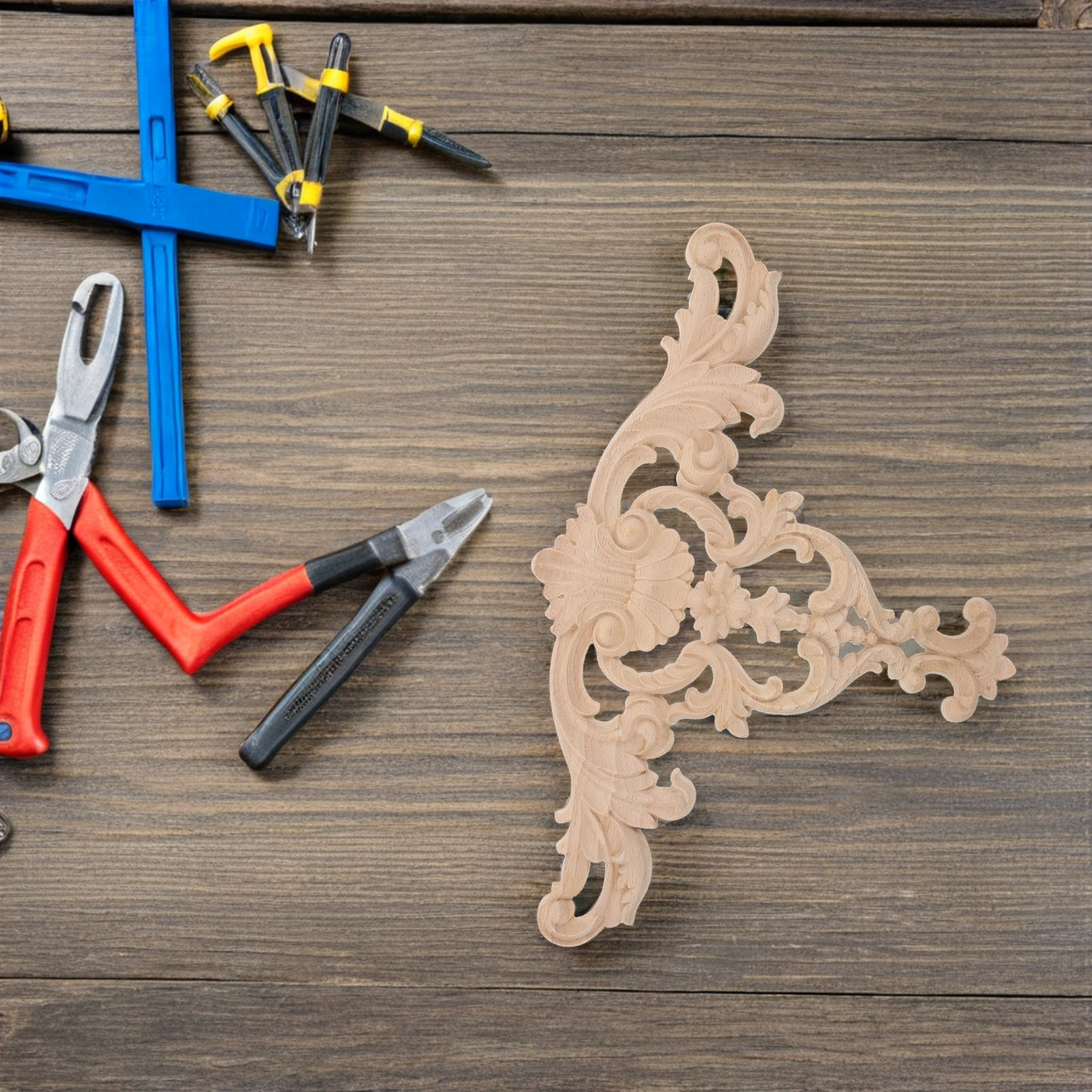 Wood Carved Appliques for Furn - Embellishment Crafts recensie en prijs
