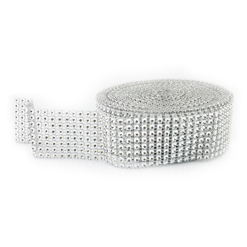 2Yard 4CM Gold Silver DIY Diam - Crystal Mesh Fabric recensie en prijs