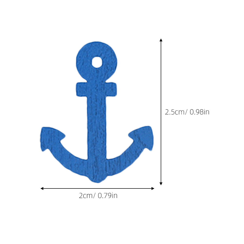 100 Pcs Wooden Anchor Mini Pen - Embellishments For Scrapbooking recensie en prijs