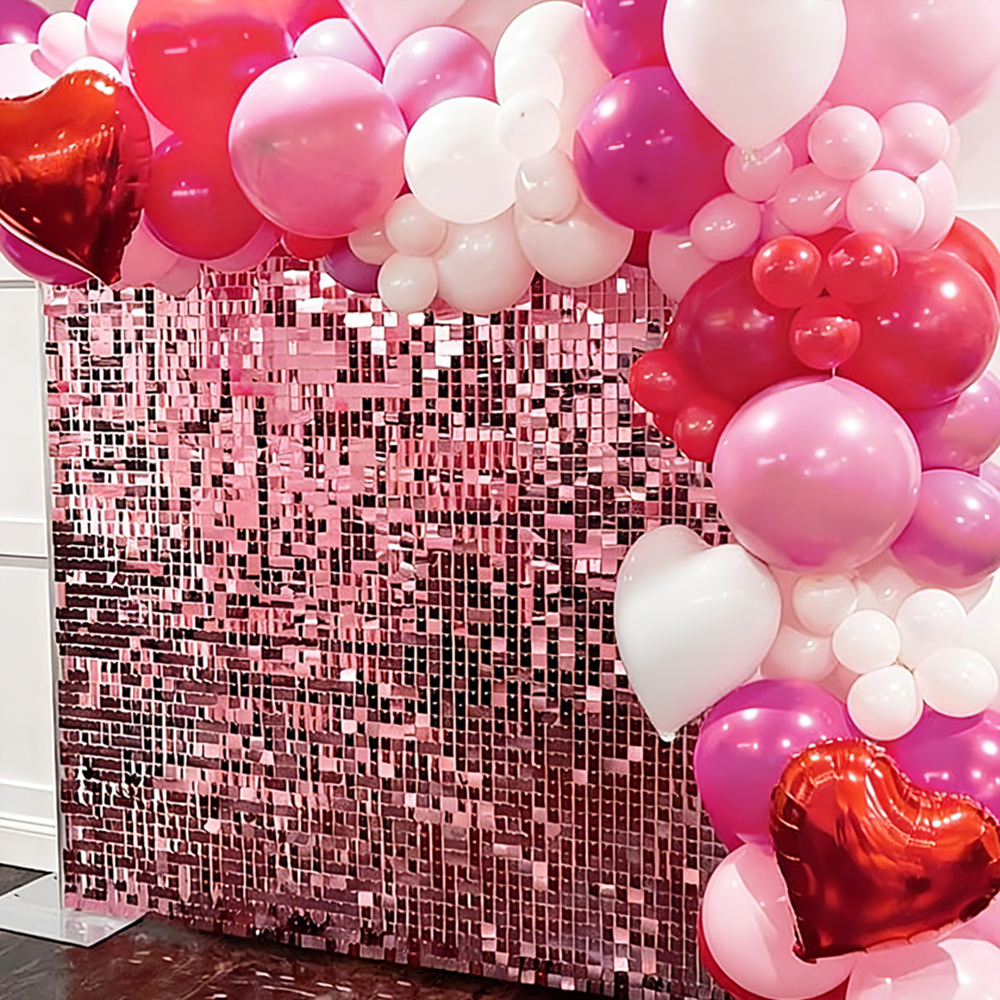 Pink Shimmer Wall Backdrop Pan - Sequin Fabric Panel recensie en prijs