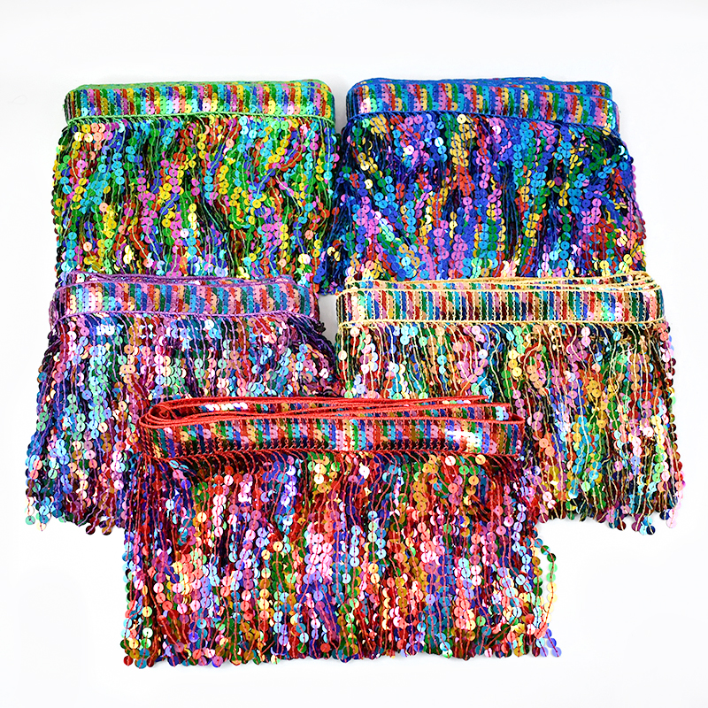5/10Yards Sequin Fringe Tassel - Beaded Trim Fringe recensie en prijs