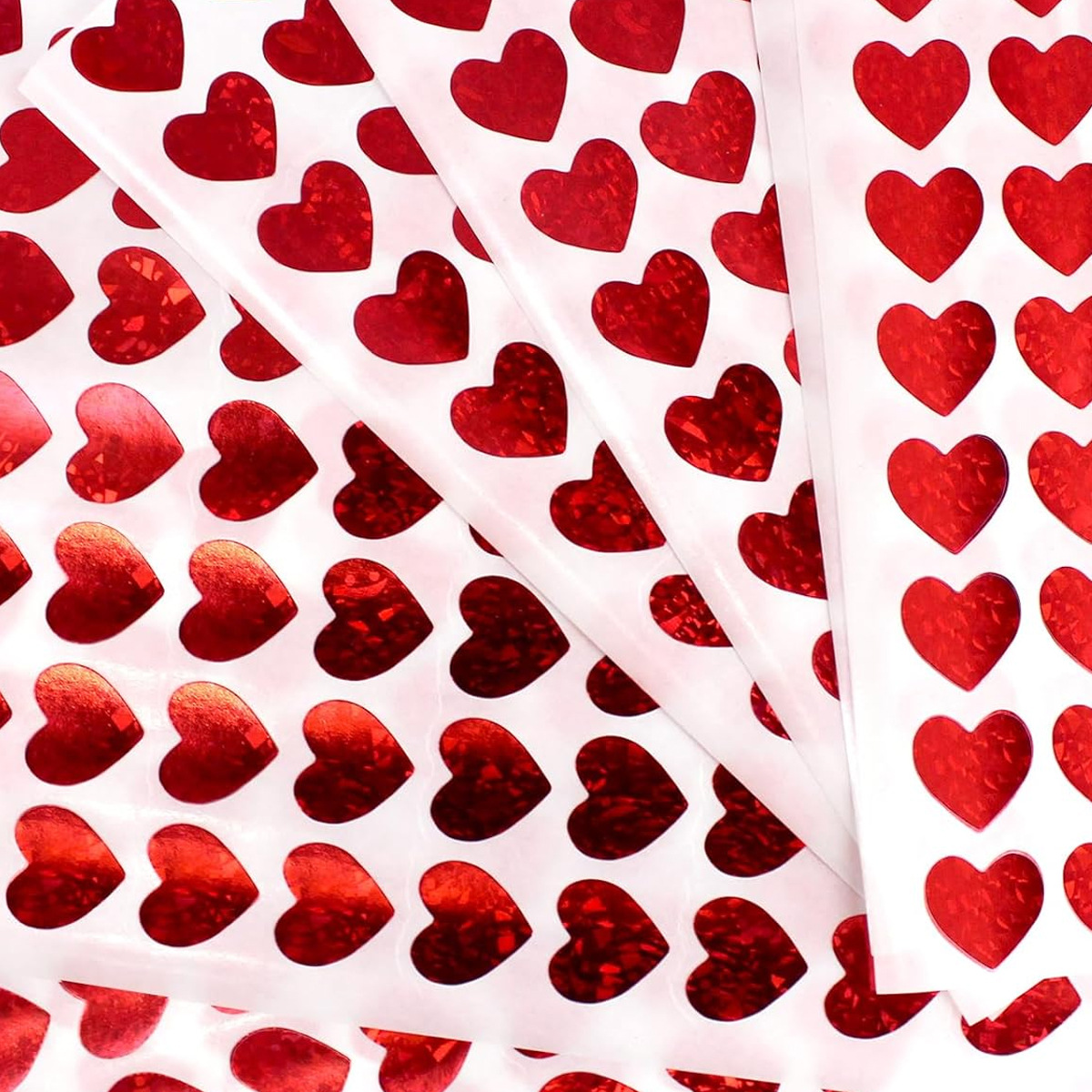 600 Pcs Red Heart Stickers, Sm - Glitter Vinyl Roll recensie en prijs