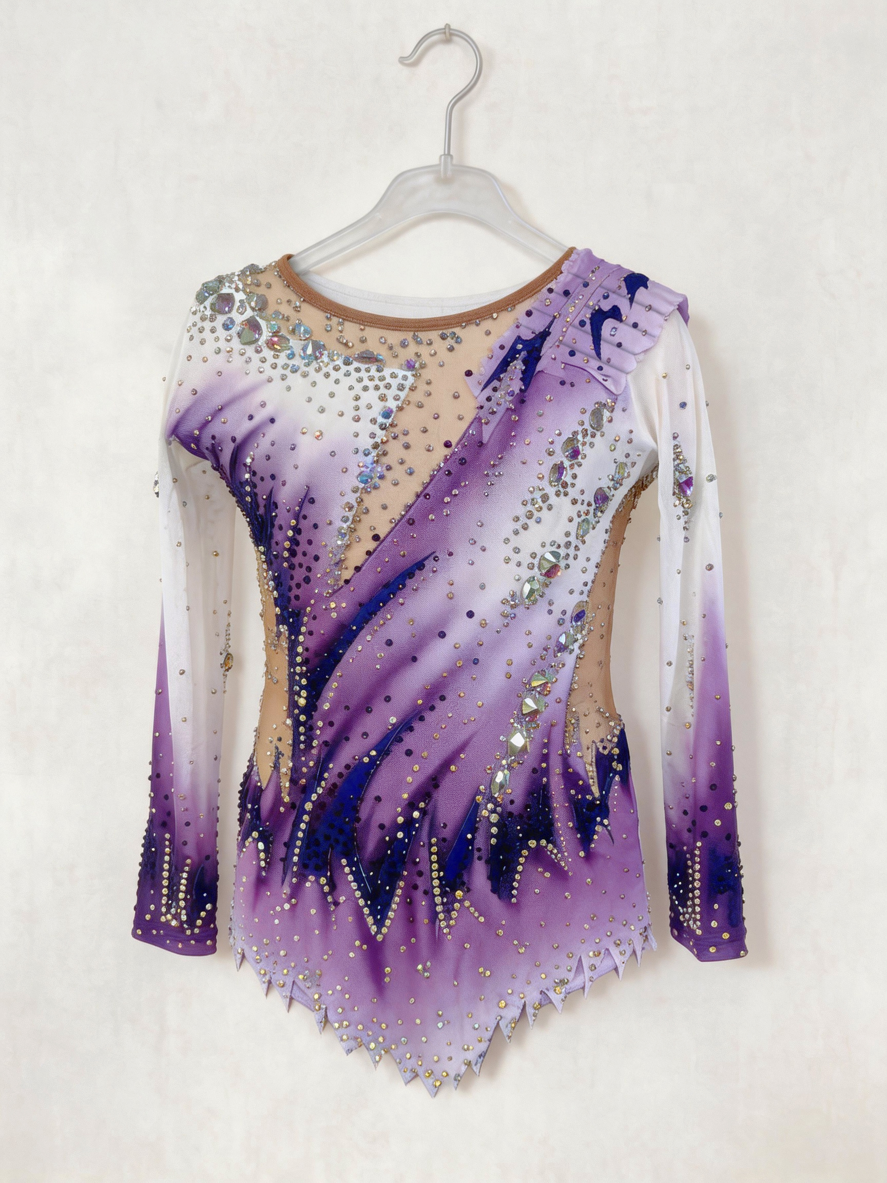 Girls Purple Ombre Luxury Rhyt - Rhinestone Banding Trim recensie en prijs