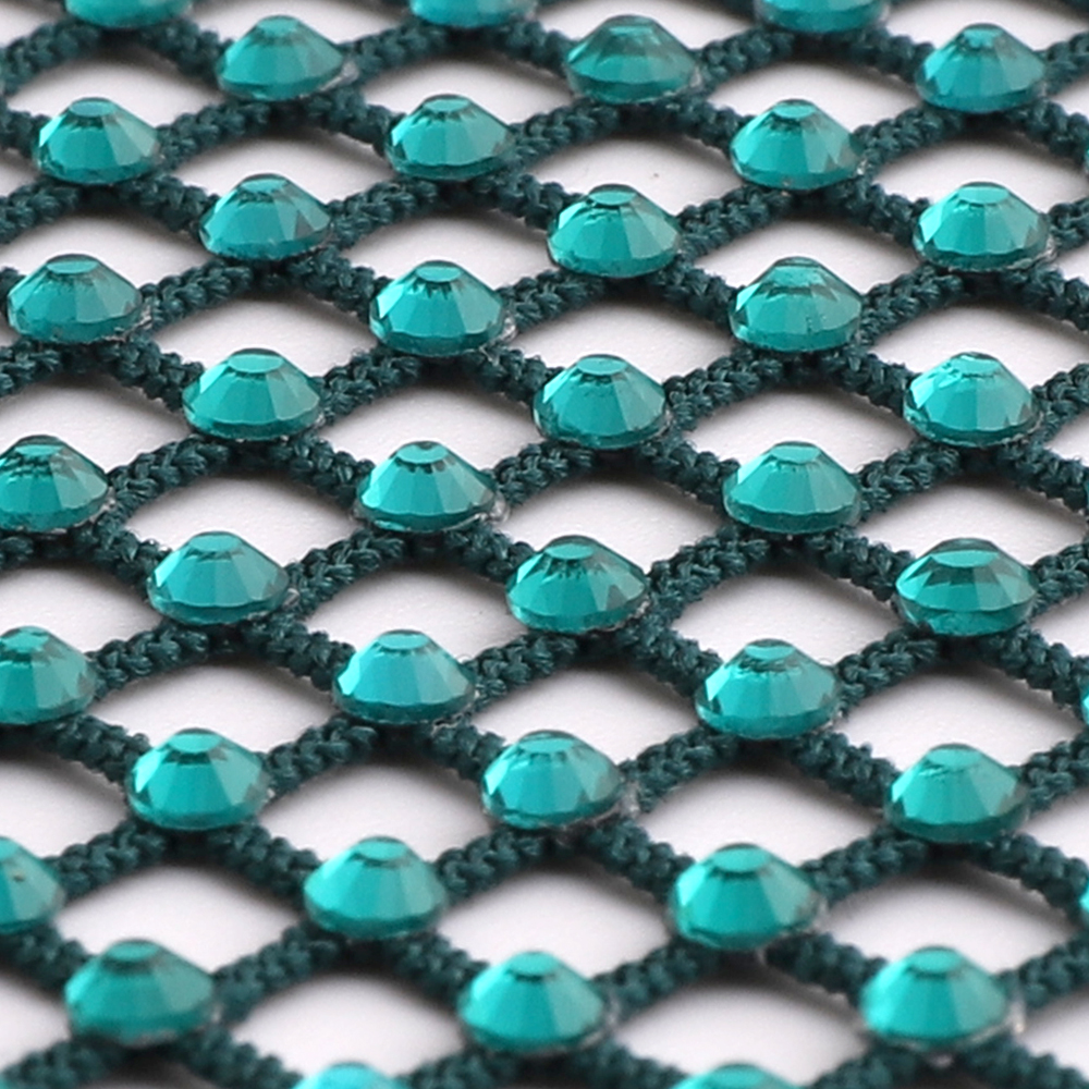 Blue Zircon Rhinestones Mesh A - Crystal Mesh Fabric recensie en prijs