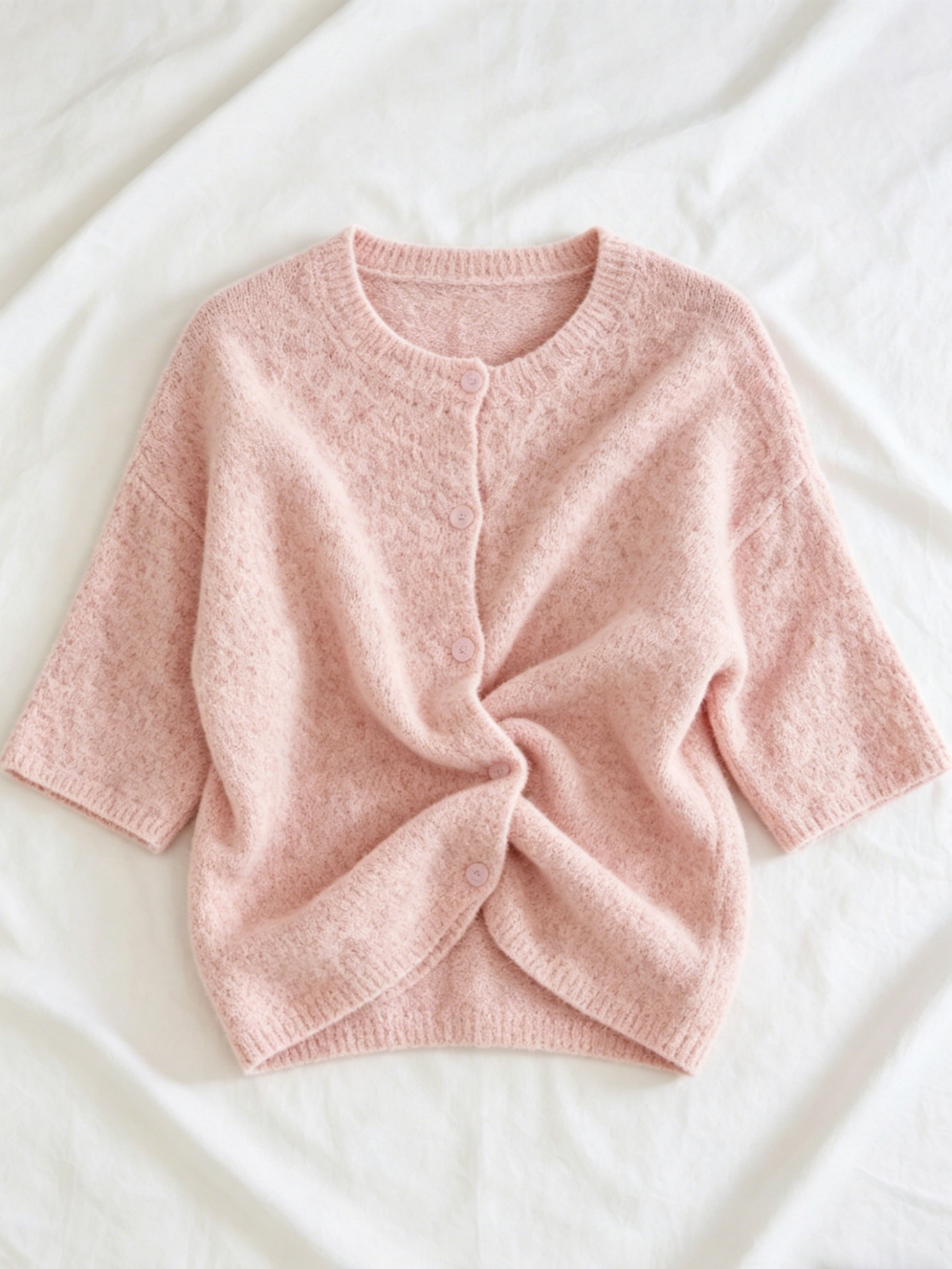 Women's plus size button knit  - Embellish Knit recensie en prijs