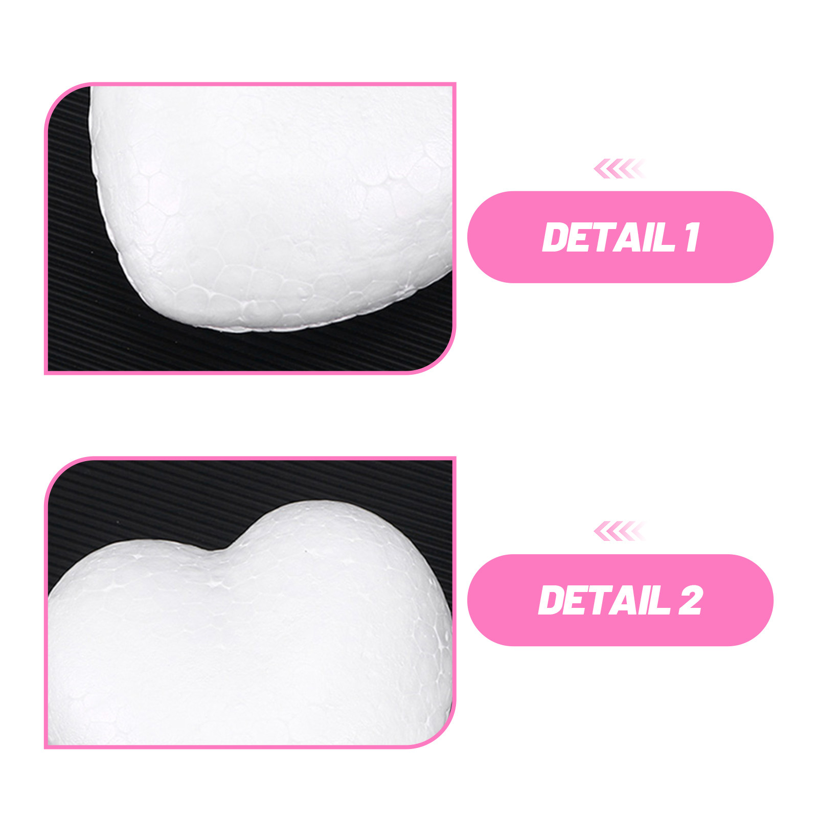 20Pcs Blank Heart Foam Balls L - Embellishment Crafts recensie en prijs