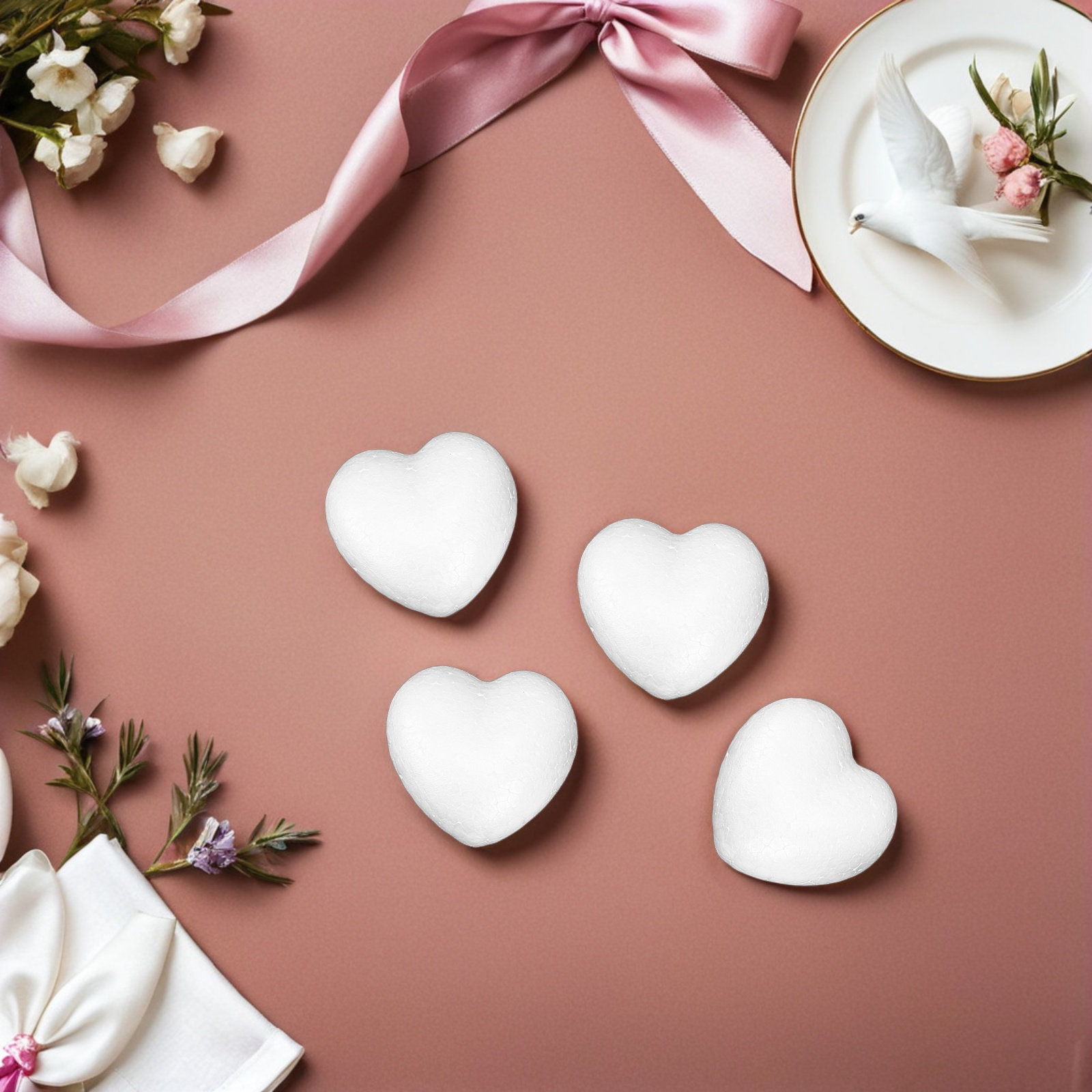20Pcs Blank Heart Foam Balls L - Embellishment Crafts recensie en prijs