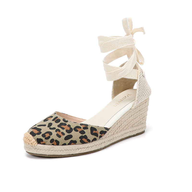 Women Wedge Sandals 7CM Lace U - Guipure Lace Panel recensie en prijs