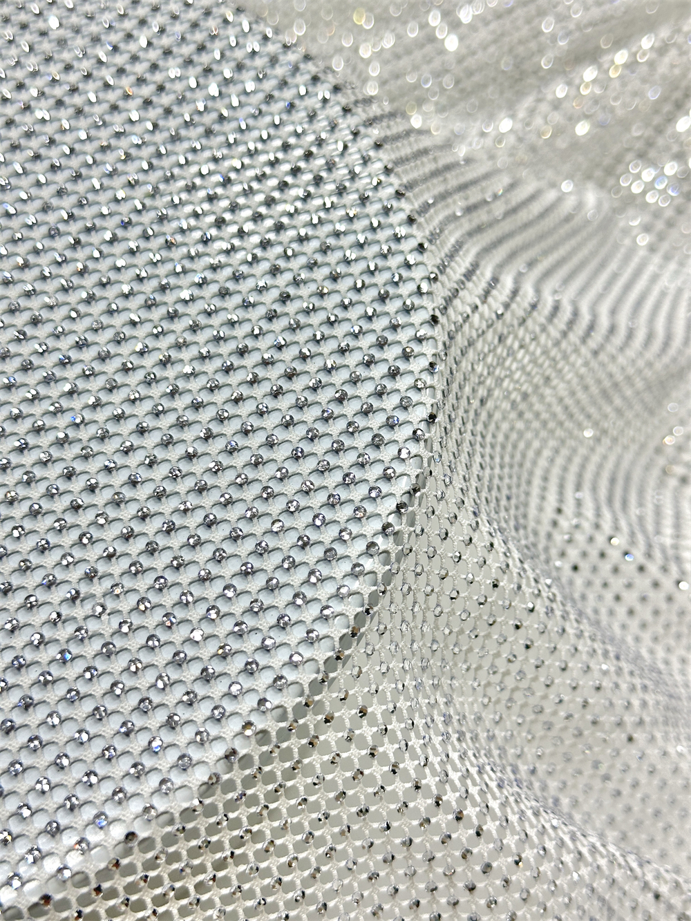 Exquisite Rhinestones Mesh diy - Crystal Mesh Fabric recensie en prijs