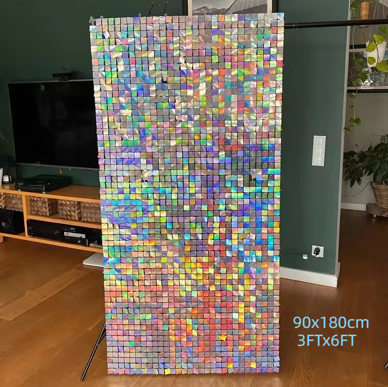 90x180cm Shimmer Wall Backdrop - Sequin Fabric Panel recensie en prijs