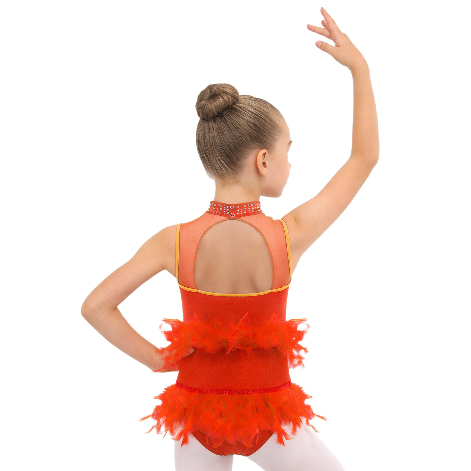 Kids Girls Latin Ballet Dance  - Rhinestone Banding Trim recensie en prijs