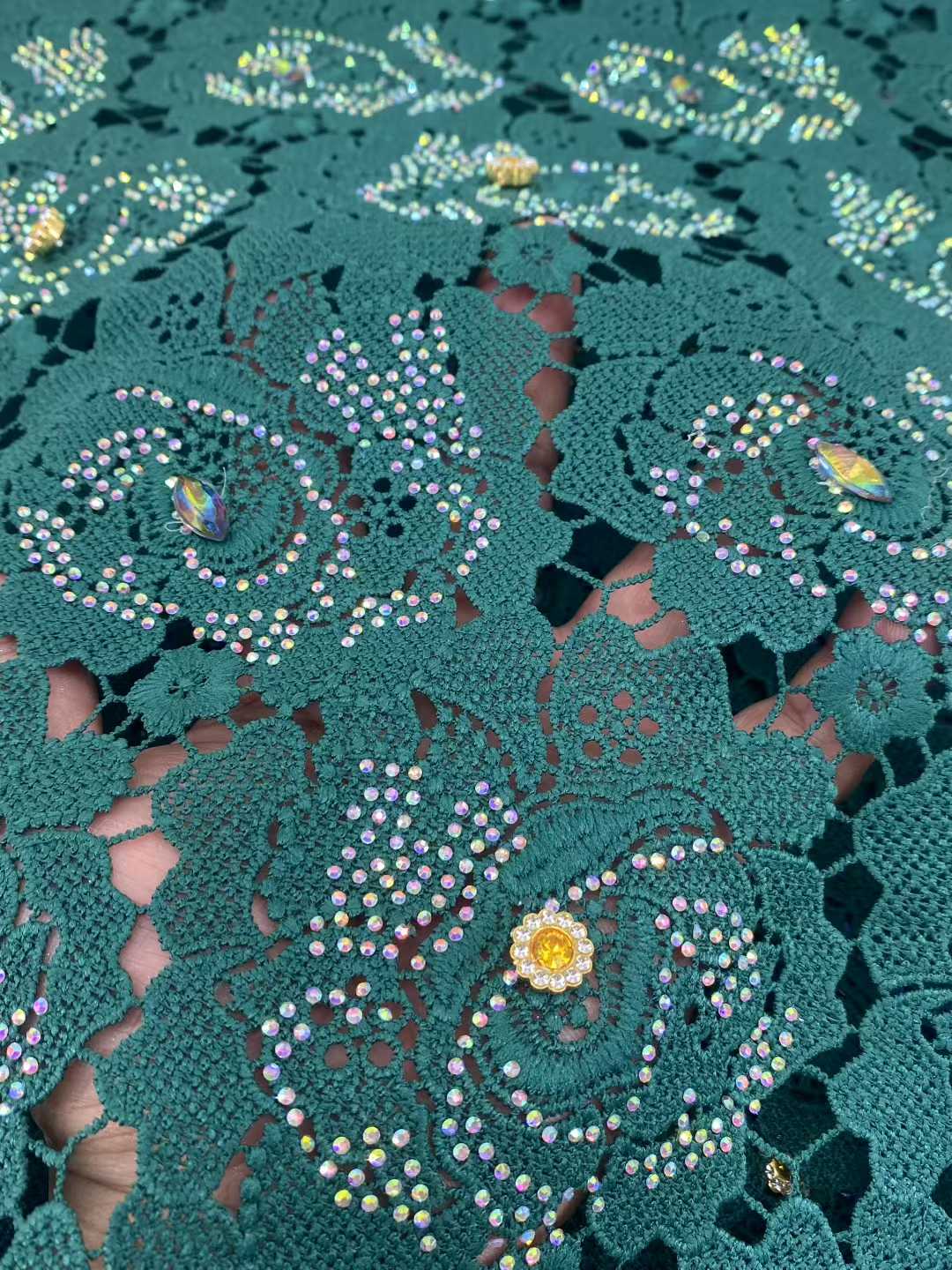 Latest Cord Guipure Lace Fabri - Crystal Mesh Fabric recensie en prijs